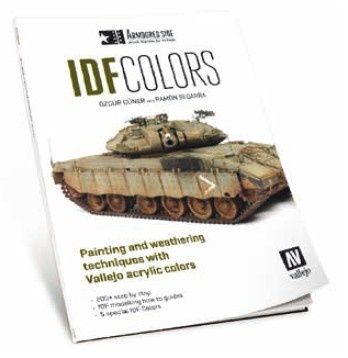 Vallejo Armoured Side IDF Colors Painting & Weathering Techniques w/Acrylics Book 75017