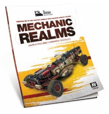 Vallejo Quasar Mechanic Realms Painting Sci-Fi & Fantasy Models w/Acrylics Book 75018