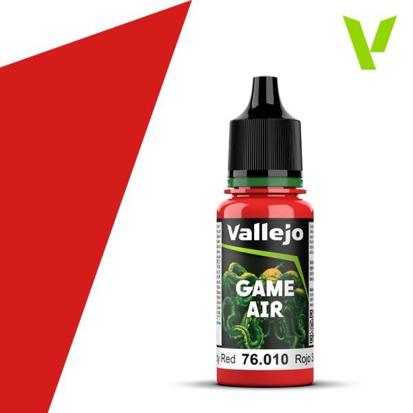 Vallejo 18ml Bottle Bloody Red Game Air 76010