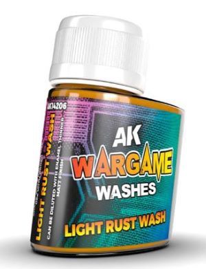 AK Interactive Wargame Washes Light Rust Wash 35ml