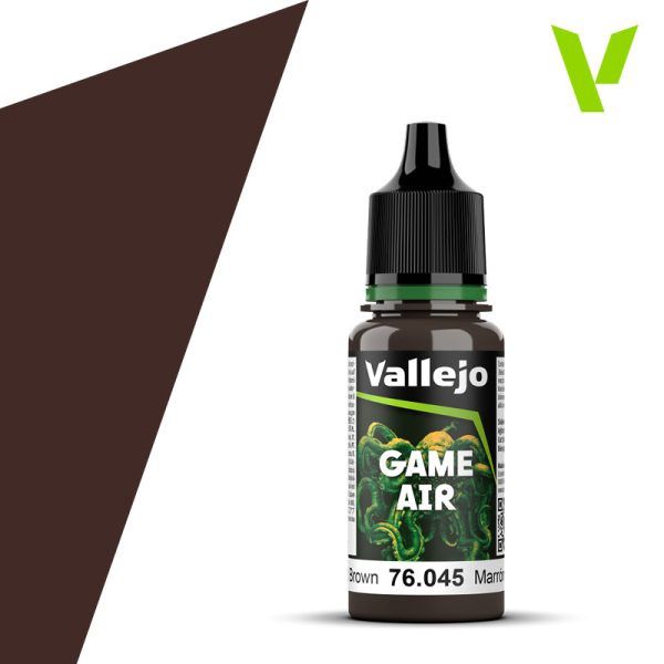 Vallejo 18ml Bottle Charred Brown Game Air 76045