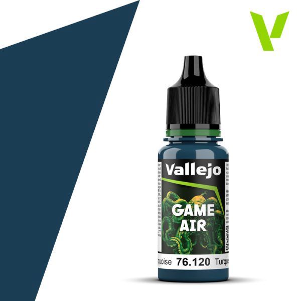 Vallejo 18ml Bottle Abyssal Turquoise Game Air 76120