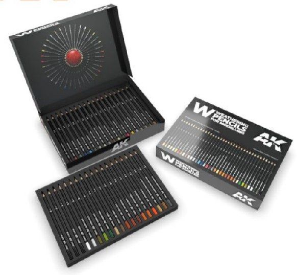 AK Interactive Weathering Pencil Deluxe Edition Box (All 37 Colours)