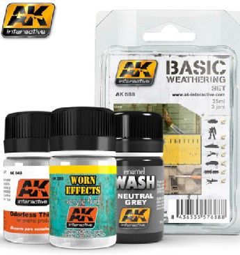 AK Interactive Basic Weathering Set