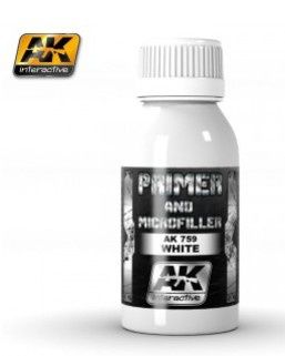 AK Interactive White Primer and Microfiller 100ml
