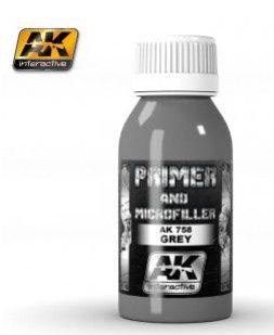 AK Interactive Grey Primer and Microfiller 100ml