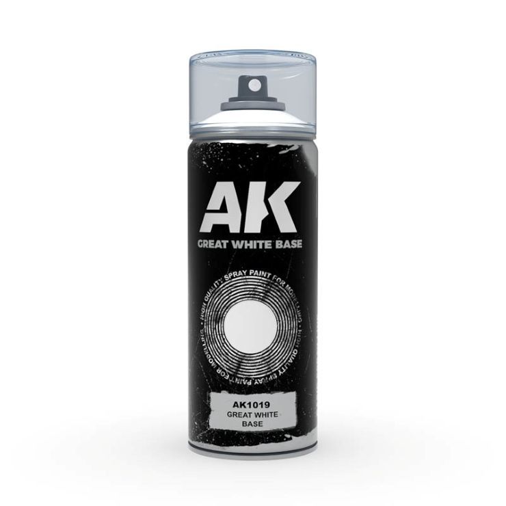 AK Interactive Great White Base - Spray 150ml