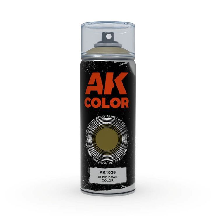 AK Interactive Olive Drab color - Spray 150ml