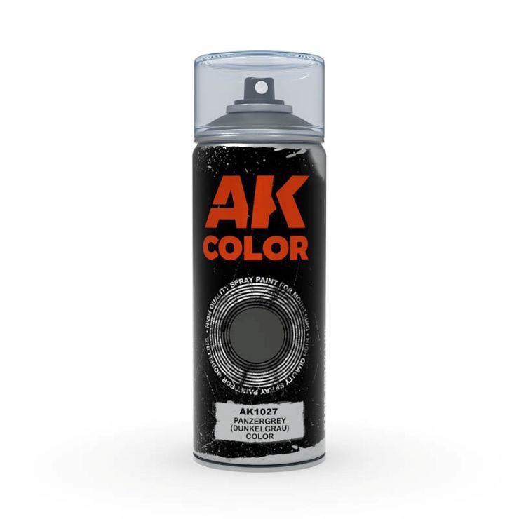 AK Interactive Panzergrey (Dunkelgrau) color - Spray 150ml