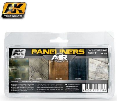 AK Interactive Paneliners Weathering Set