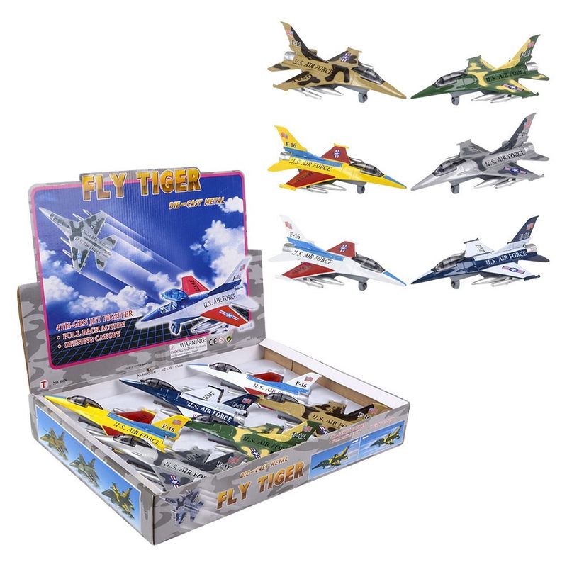 Toy Network 7" F-16 Diecast Jet