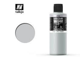 Vallejo 200ml Bottle Grey Primer Mecha Color 74641
