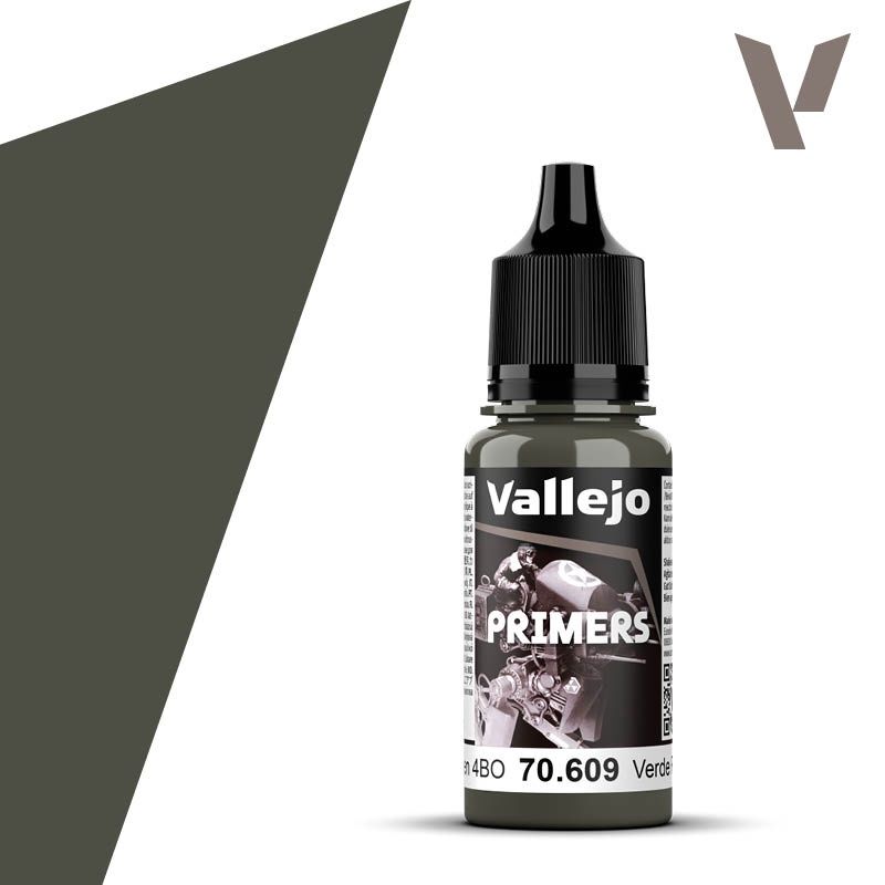 Vallejo 60ml Bottle Russian Green 4BO Surface Primer 73609