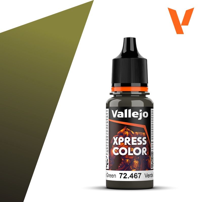 Vallejo 18ml Bottle Camouflage Green Xpress Color 72467