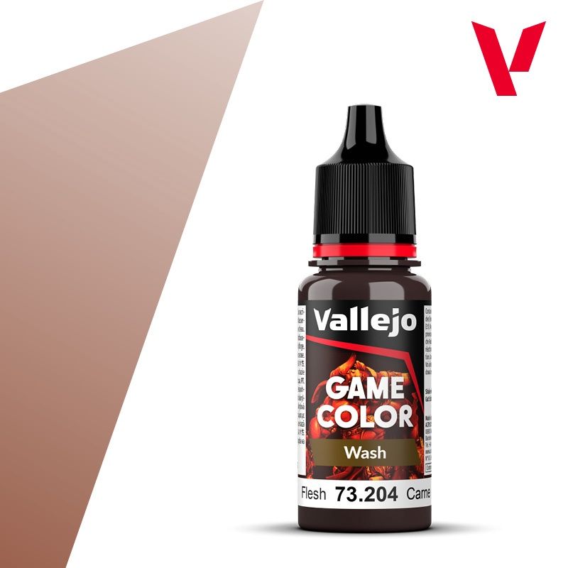 Vallejo 18ml Bottle Flesh Wash Game Color 73204