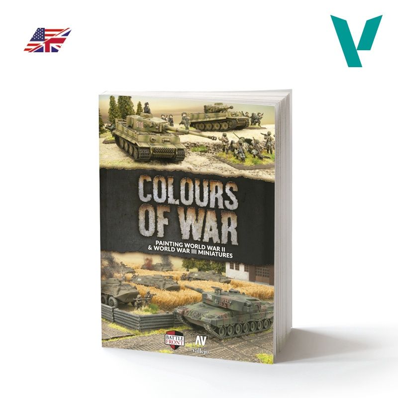 Vallejo Colours of War Painting WWII & WWIII Miniatures Book 75013