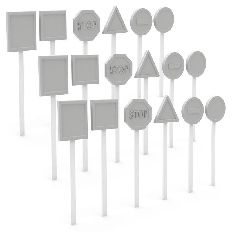 Green Stuff World Traffic Signs 1:35