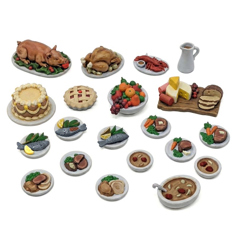 Green Stuff World Banquet Food 1:48-1:35