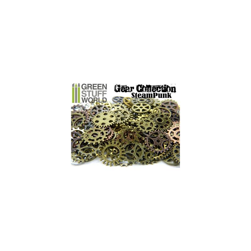 Green Stuff World SteamPunk GEARS and COGS Beads 85gr *** Variety