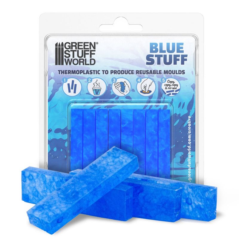 Green Stuff World Blue Stuff Mold 8 bars