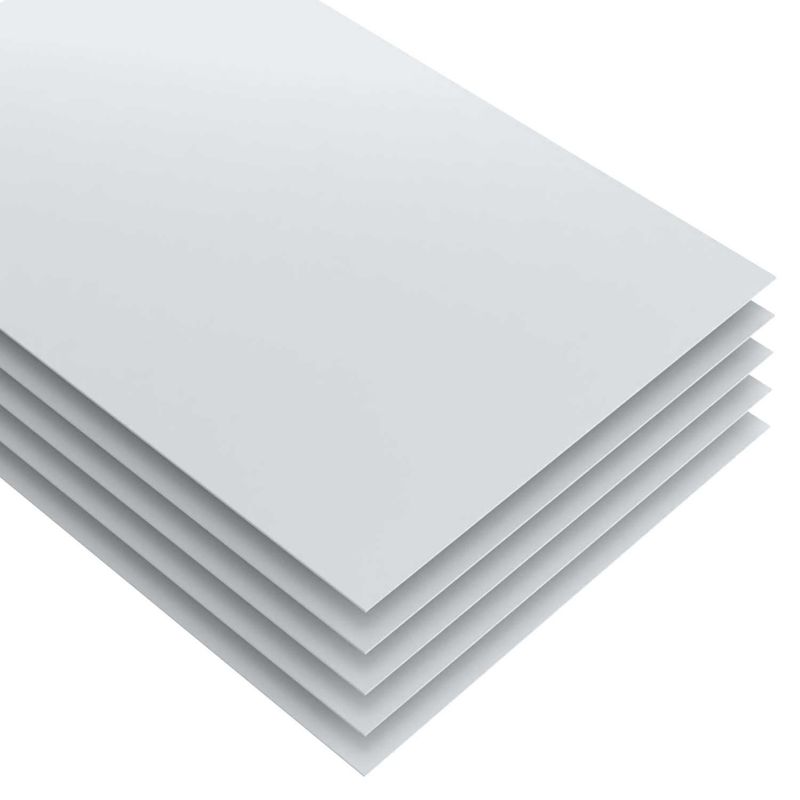 Green Stuff World ABS Plasticard A4 - 1 mm COMBOx5 sheets