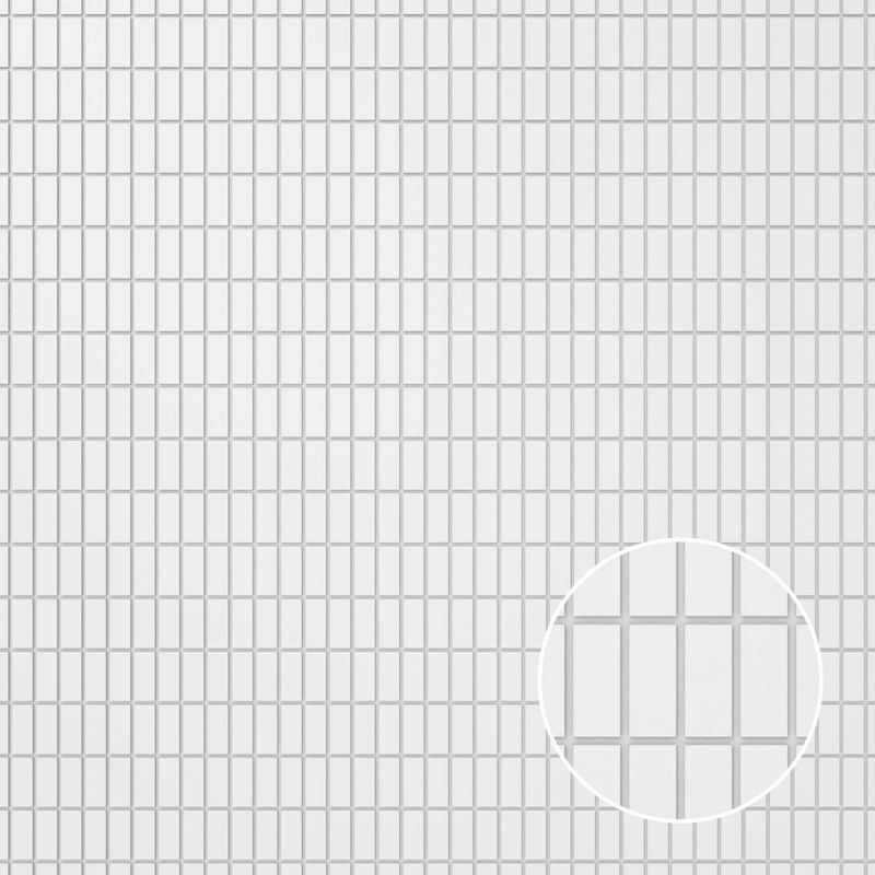 Green Stuff World ABS Plasticard - MEDIUM RECTANGLES Textured Sheet - A4