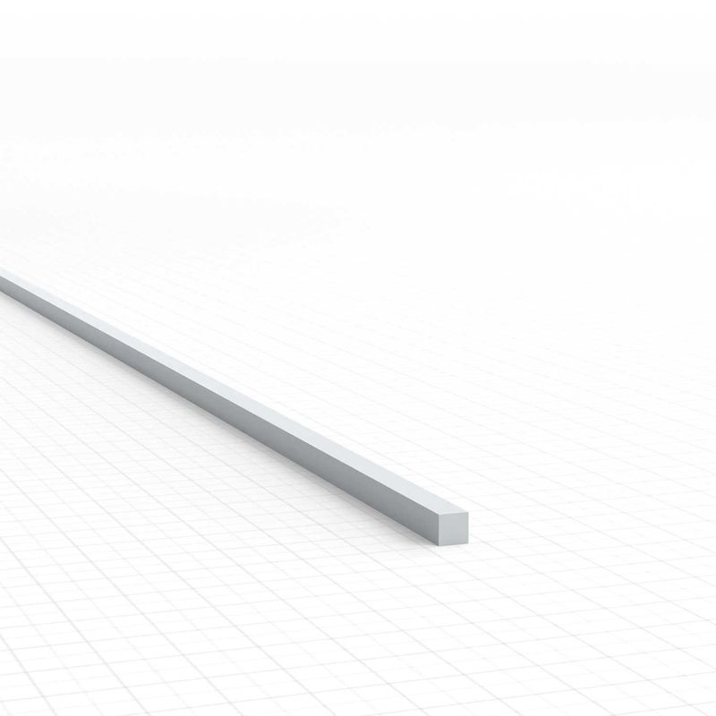Green Stuff World ABS Plasticard - Profile SQUARED ROD 1mm