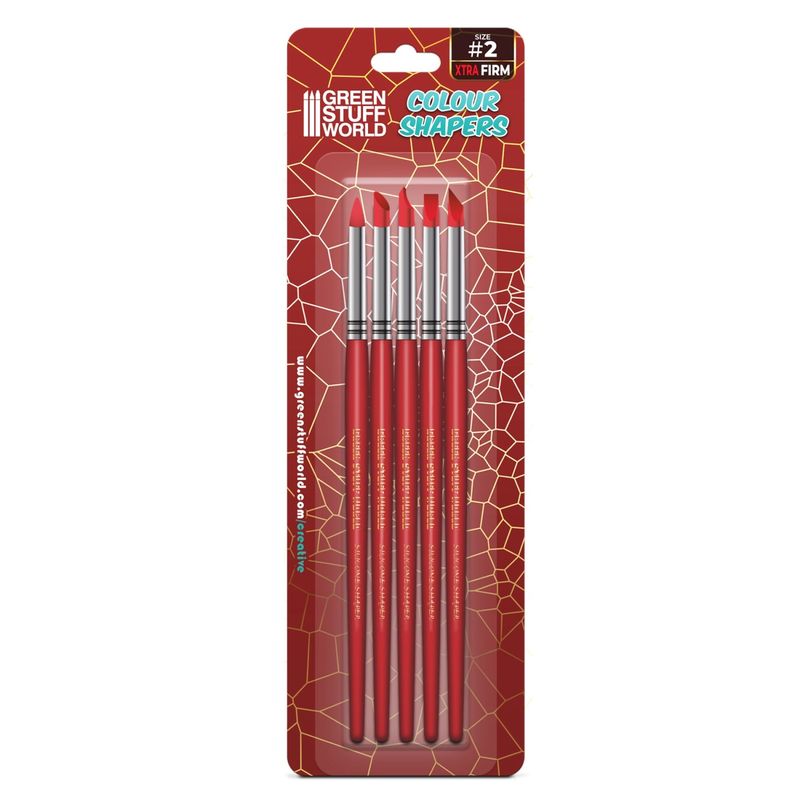 Green Stuff World Clay Shapers - Color Shapers SIZE 2 - EXTRA FIRM