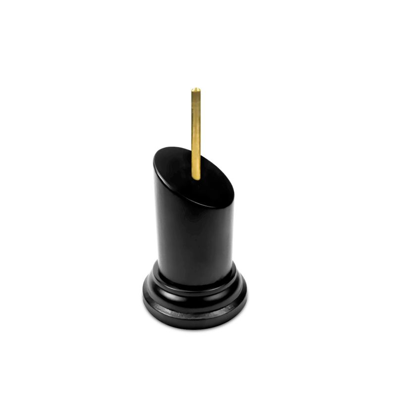 Green Stuff World Tapered Round Bust Plinth 3.5x3.5cm Black