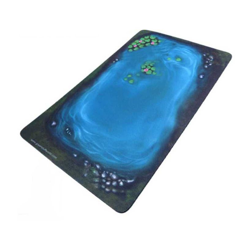 Green Stuff World 2D Neoprene Terrain - Lake with leaves