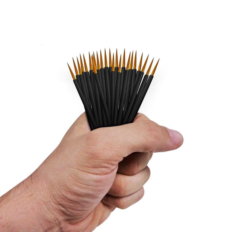 Green Stuff World 25x Disposable Synthetic Brushes