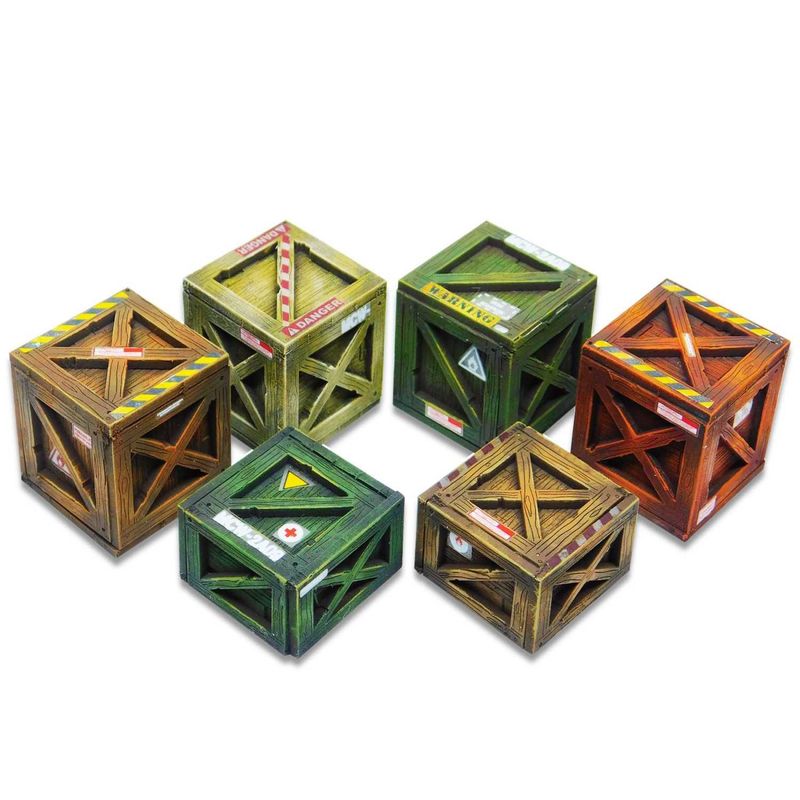 Green Stuff World Classic Wood Crates 1:48-1:35
