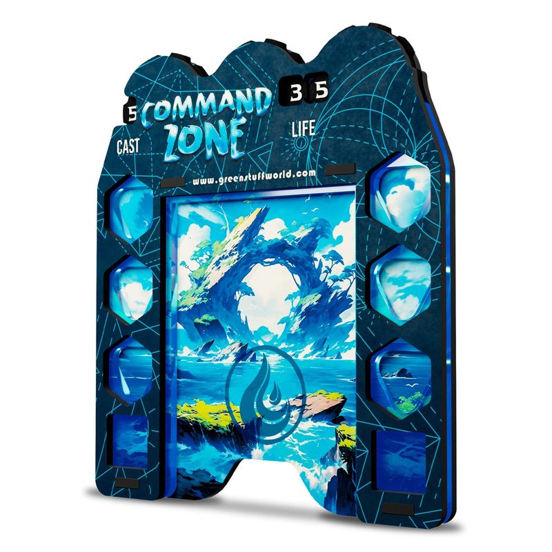 Green Stuff World Command Zone Tray - Island