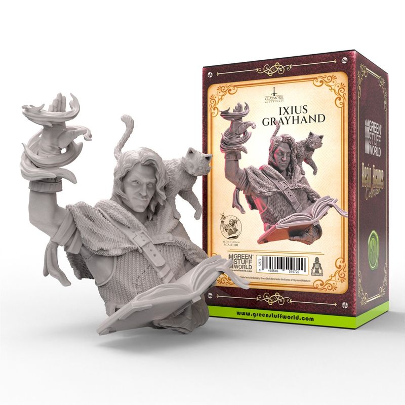 Green Stuff World Claymore Miniatures - Ixius Grayhand