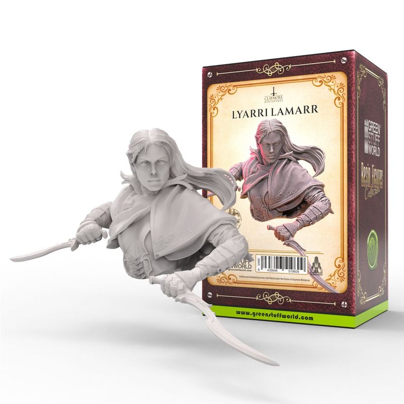 Green Stuff World Claymore Miniatures - Lyarri Lamarr