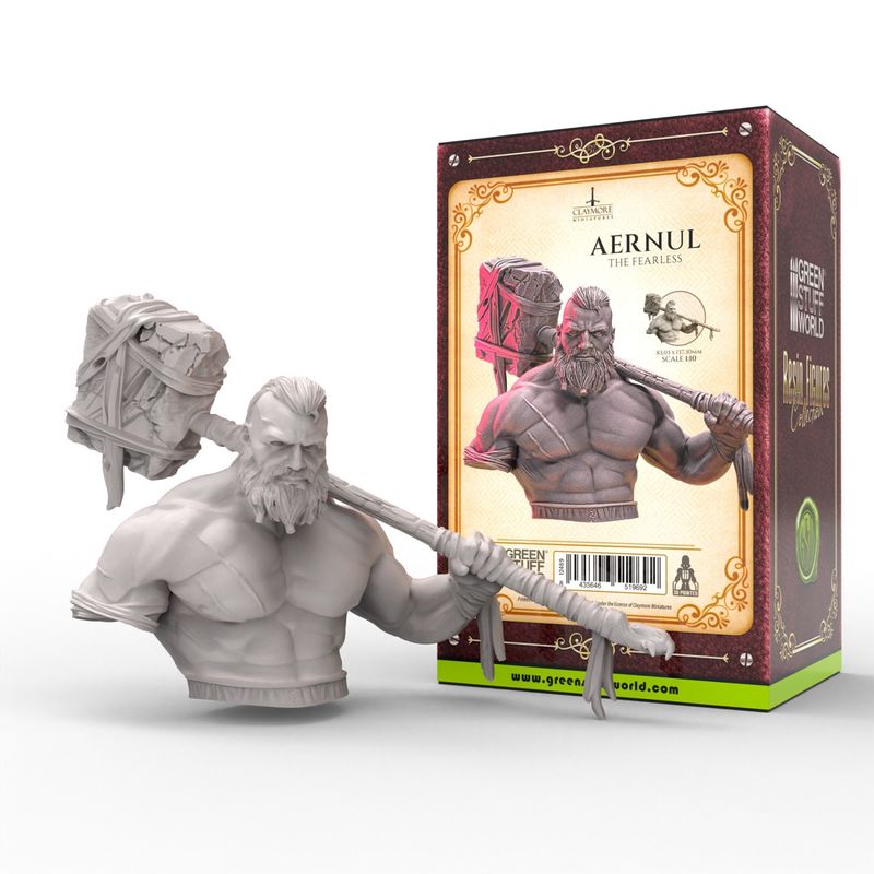 Green Stuff World Claymore Miniatures - Aernul the Fearless