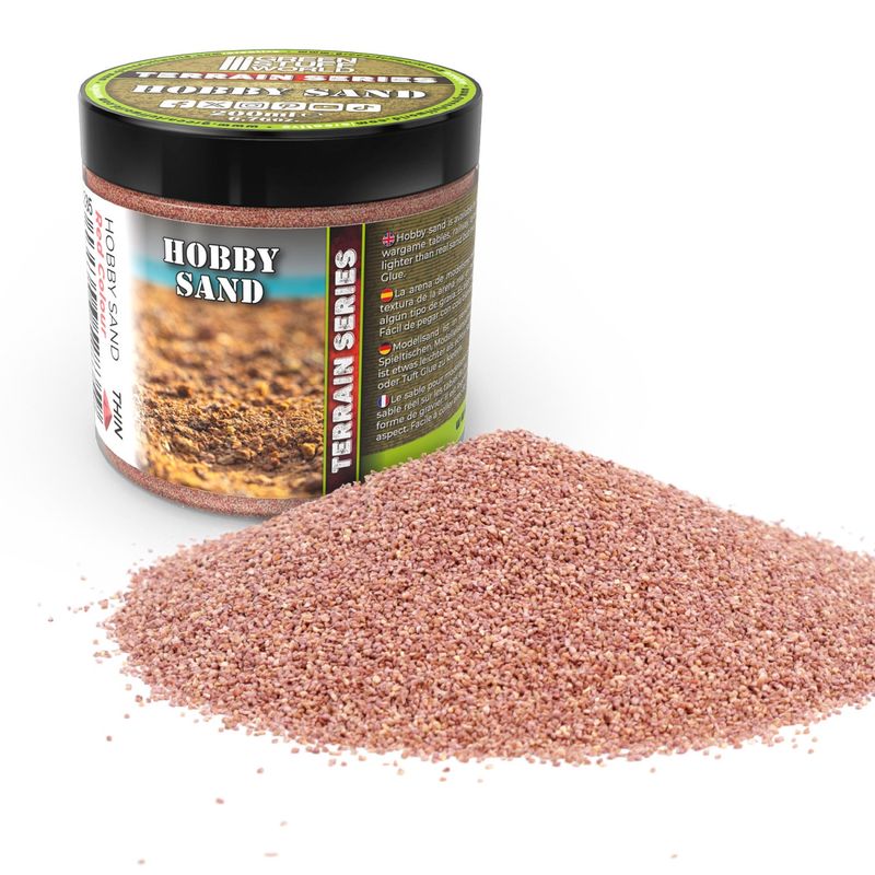 Green Stuff World Thin Hobby Sand - Red 200ml