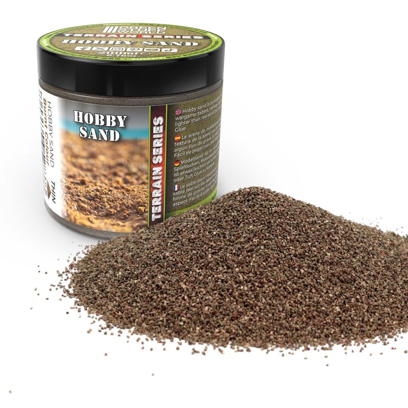 Green Stuff World Thin Hobby Sand - Burnt Bown 200ml