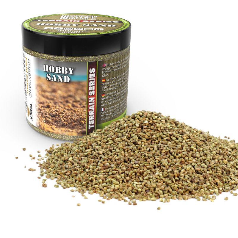 Green Stuff World Thick Hobby Sand - Field Sand 200ml