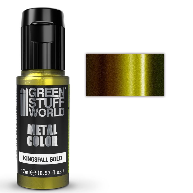 Green Stuff World Vivid Metallic Paint - Kingsfall Gold