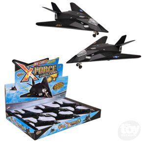 Toy Network 8" Die-Cast Pull Back F-117 Nighthawk