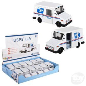 Toy Network 5" Diecast Us Postal Service Mail Delivery Truck 12/Disp