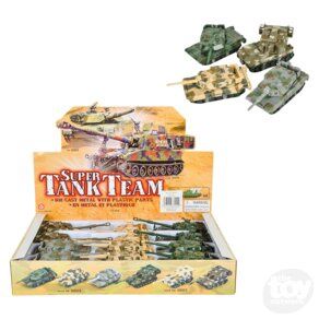 Toy Network 4.5"diecast Pull Back Tank