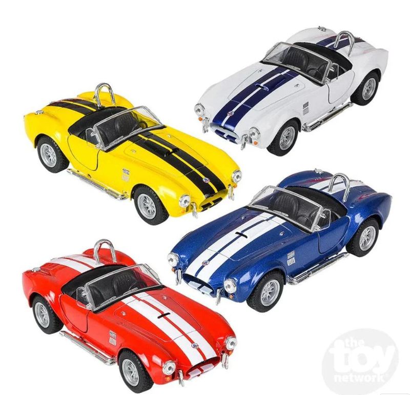 Toy Network 5IN PULL BACK 65 SHELBY COBRA427 1/32