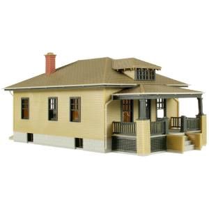 Atlas Railroad HO B/U Barb's Bungalow Mus/grn