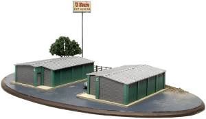 Atlas Railroad N Laser Kit Self-Storage Units