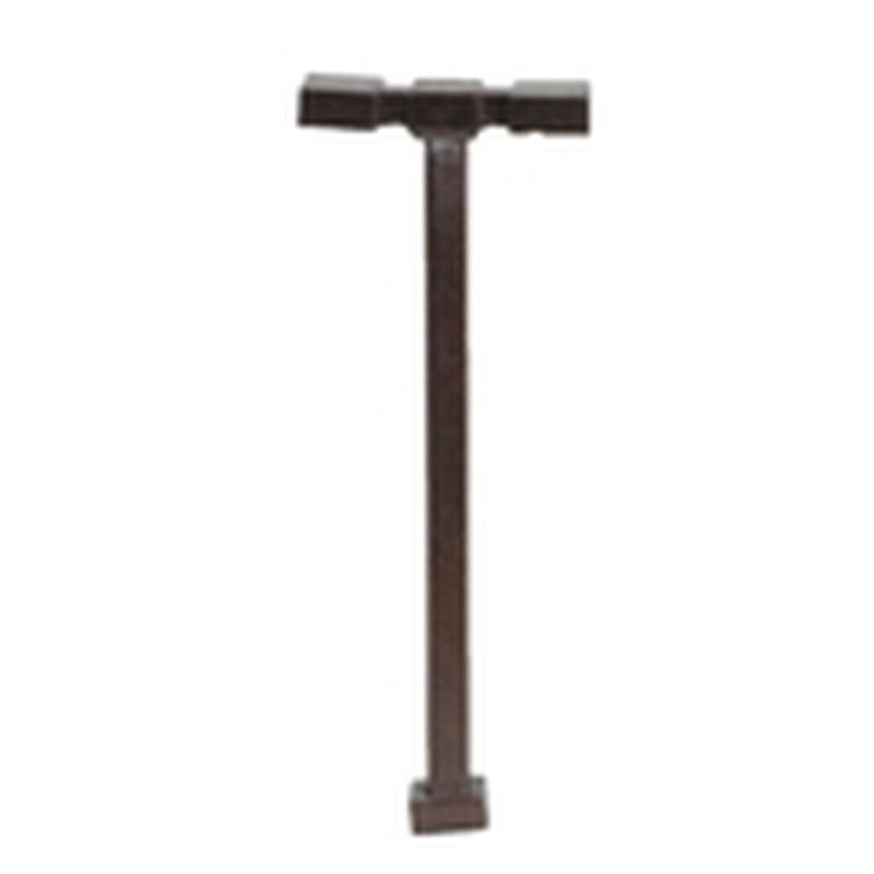 Atlas Railroad N Double Arm Square Light Bronze 15ft Warm LED (3-pack)