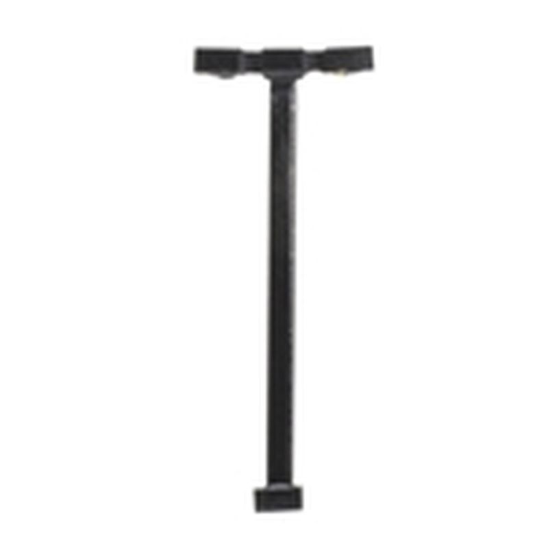 Atlas Railroad N Double Arm Square Light Black 15ft Cool White LED (3-pack)
