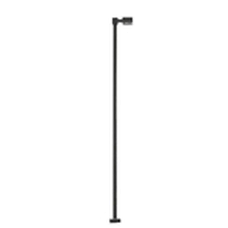 Atlas Railroad HO Single Arm Square Light Black 30ft Warm LED (3-pack)