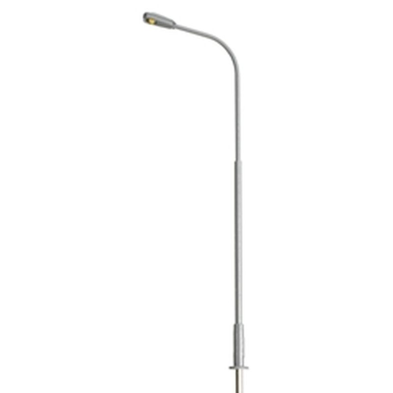 Atlas Railroad N Single Arm Streetlight Gray Cool White Led (3-Pack)